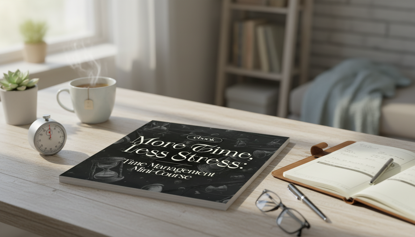 More Time, Less Stress: A 7-Day Calm Productivity Plan