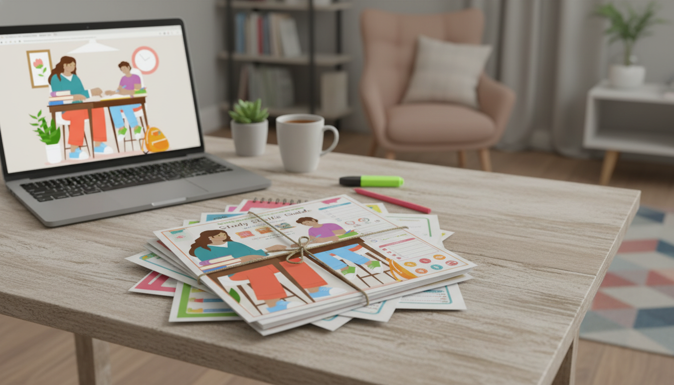 Printable Homework Toolkit for Calm Routines & Study Skills