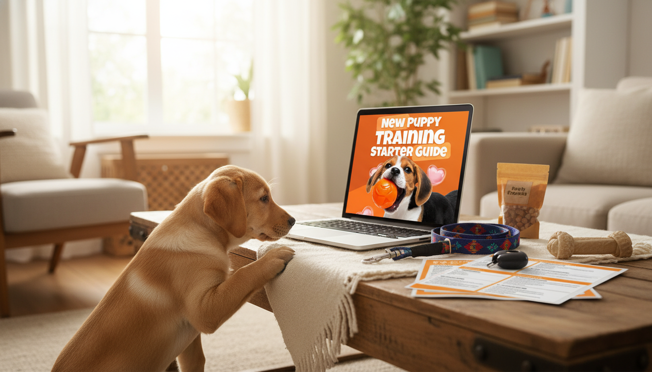 4-Week Puppy Training Plan: Potty, Commands & Socializing