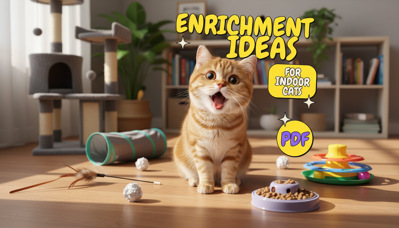 Indoor Cat Enrichment: DIY Toys, Routines & Home Zones