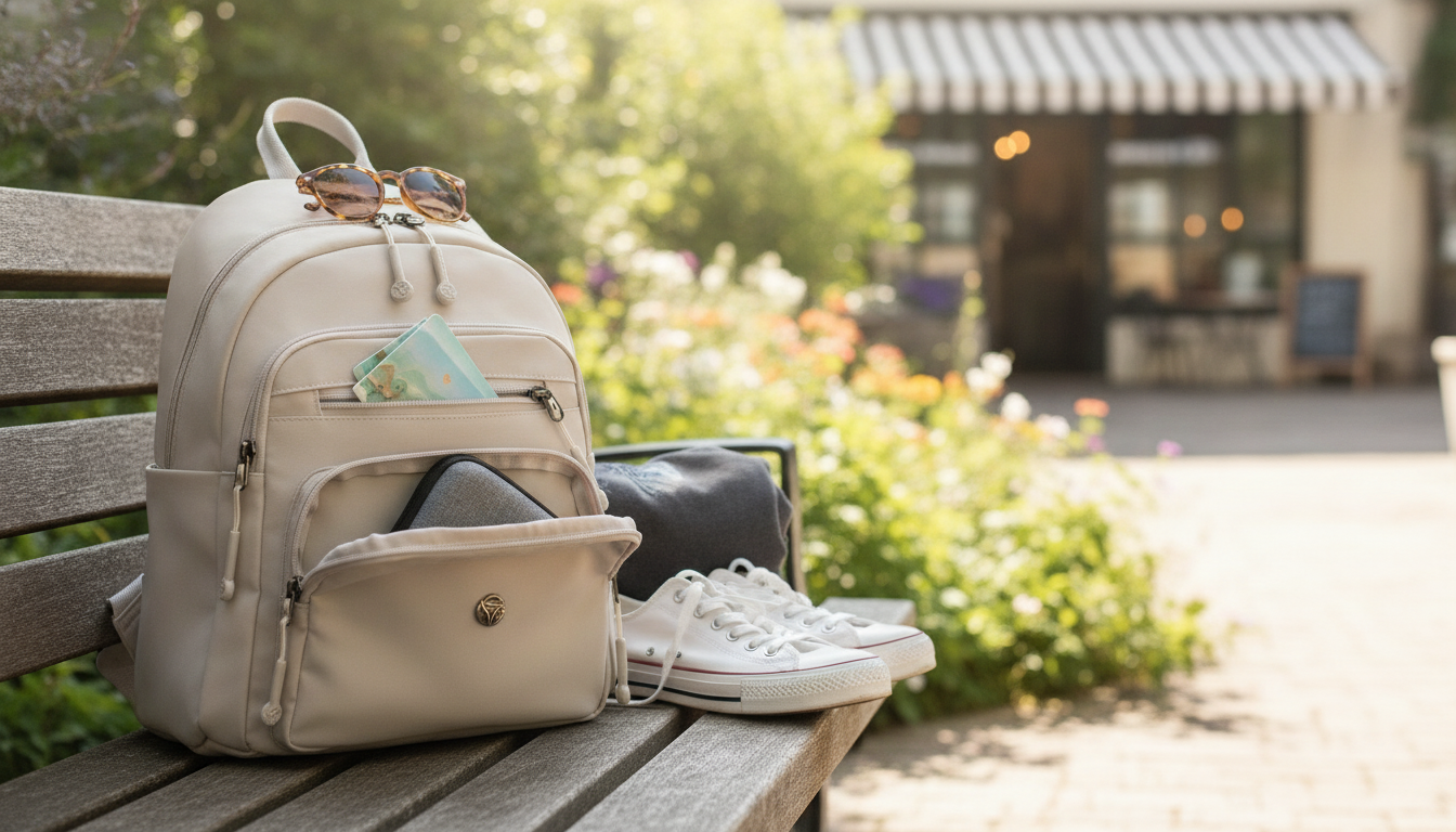 Waterproof Nylon Women’s Backpack: School to Travel