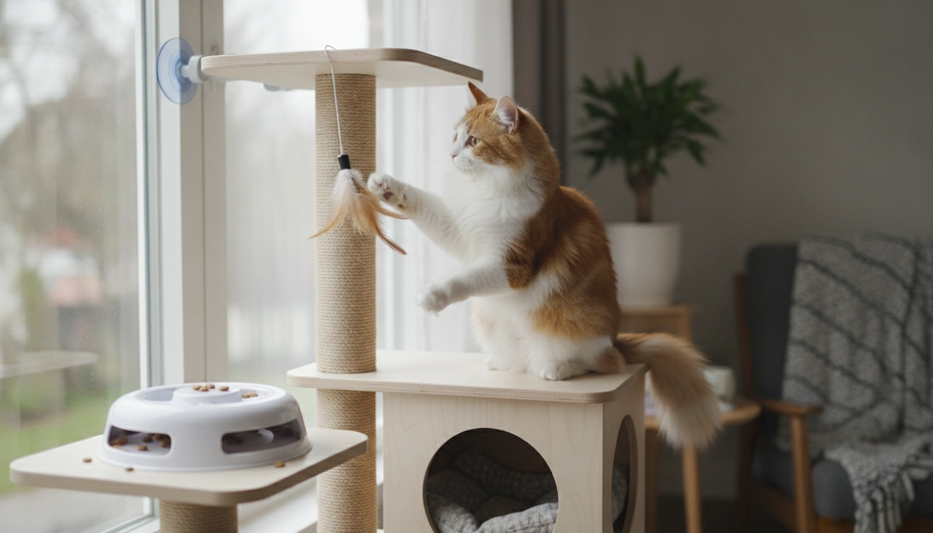 Enrich Your Cat While You’re Away: Easy Solo Ideas