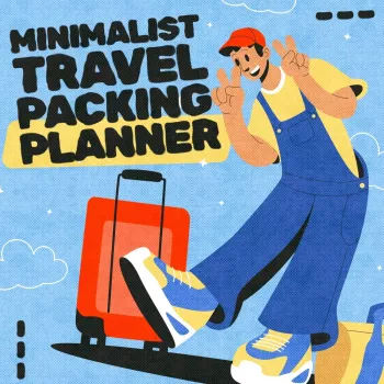Minimalist Packing Planner: Digital Guide to Pack Light